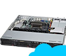 Server Supermicro Cloud - Profesional Package 02(10VM, 2.5TB) E5 Series S043